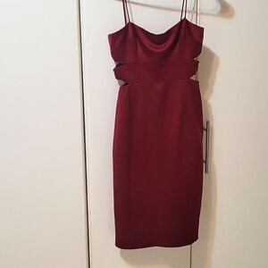 Cynthia Rowley Burgandy dress Size XS